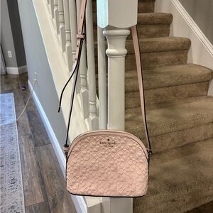 🌺 Kate Spade Pink Quilted Crossbody Bag